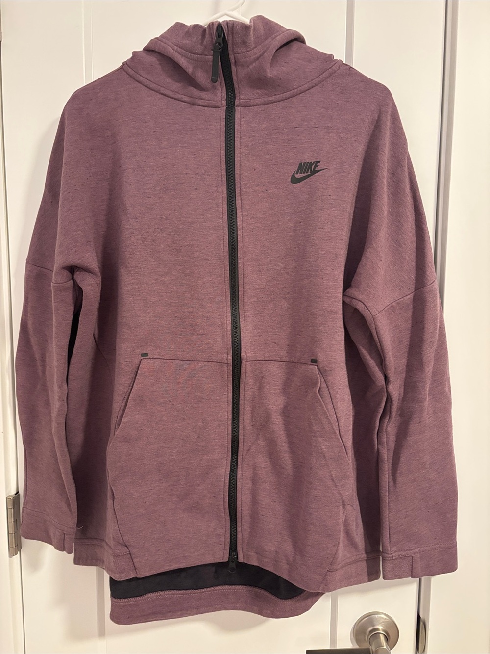 Nike Dusty Plum Full-Zip Tech Hoodie
